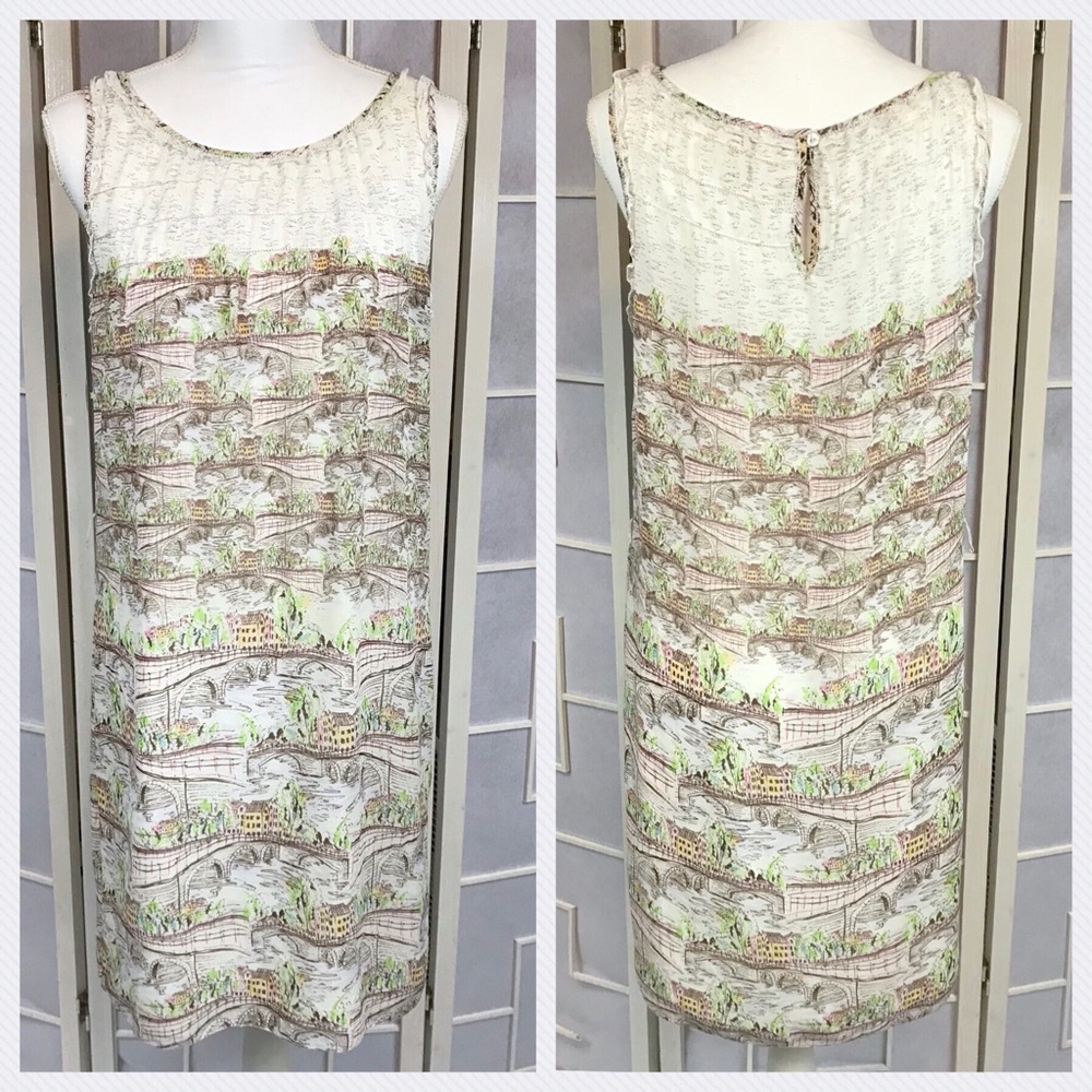 Max Studio bridge print dress M